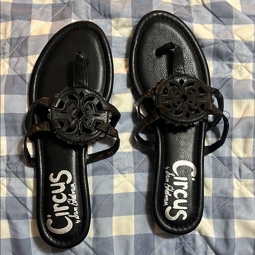Circus Sam Edelman Black Strappy Sandals